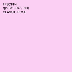 #FBCFF4 - Classic Rose Color Image